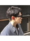 メンズ ナチュラルパーマ ソフトパーマショート