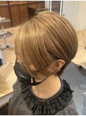 前髪長めショート