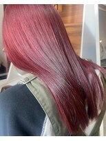 エスデザイン(es design)&nbsp;レッドカラー【最新ダメージレスブリーチなしダブルカラー】