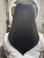 エトラ 渋谷店(etora)&nbsp;★小顔前髪ワンカールレイヤーカット黒髪ネビージュボブルフ