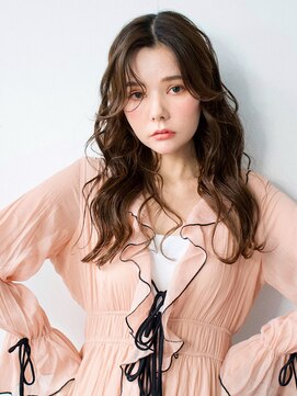 ミエルヘアーブラン(miel hair blanc) 大人可愛いウェーブロング