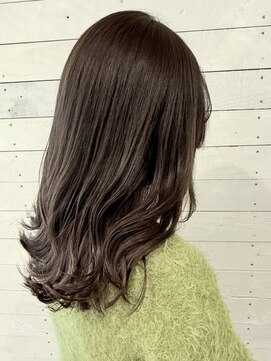 ルノン フィージュ(LUNON fieju) 髪質補修カラー/ブリーチなしカラー/カーキベージュ