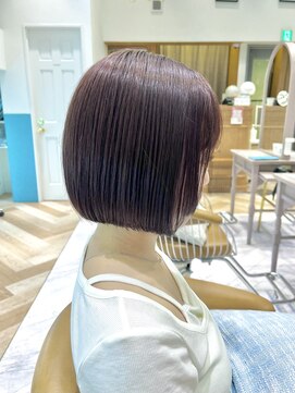 ロンド レグリーズ 立川(Lond leglise) タッセルボブ/ミニボブ/フェイスレイヤー/顔まわり/グレージュ