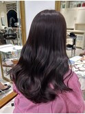 ラベンダーカラー  ラベンダーグレージュ  透明感カラー