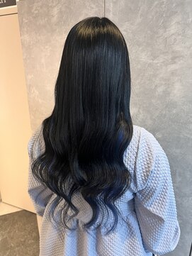 ガルボヘアー 名古屋栄店(garbo hair) #プルエクステ#エクステ#インナーカラー#ブルー#名古屋