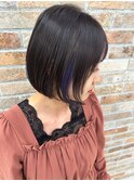 パープルのインナーとハイライト！