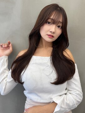 ロンド ストラーダ 心斎橋(Lond strada) エアリーロング×ピンクベージュ×美髪［髪質改善/縮毛矯正］