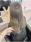 艶髪×透明感オリーブベージュ
