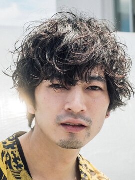 フィフス 大分(fifth) 大分メンズナチュラルマッシュ強め無造作シャドウパーマ