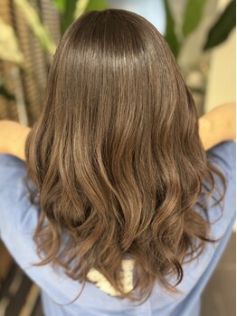 ナゴミ(NAGOMI)の写真/仙台で希少★独自仕入れのこだわり抜いた《極上ケアカラー》はミネラルたっぷり♪カラーする度に艶めく髪へ