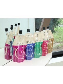 クオライン使用！さらに綺麗な髪に。自然にまとまり、艶のある髪へ。