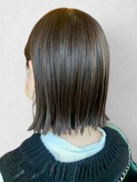 ティアトロアンドリミテバイティアトロ(teatro&limite by teatro)&nbsp;切りっぱなしボブ ボブ 縮毛矯正 アッシュベージュ