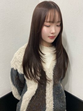 【チョコレートブラウン/レイヤーカット/髪質改善】