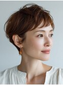 首元すっきり 大人の上品ショート