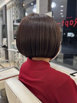 ラプトヘア(Rapt．HAIR) 髪質改善カラーで！サラ艶暖色ブラウン◎