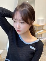 コアレス キョウト(COALESS kyoto)&nbsp;韓国ヘア/レイヤーカット/顔まわりカット/Instagram @ken__gucci