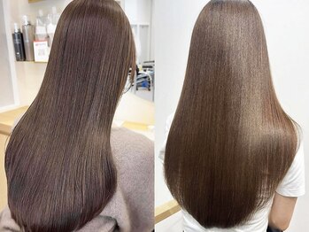 アビント バイ レシッド 武蔵小杉(abinto by rcid)の写真/Aujuaソムリエ在籍★話題の"髪質改善TR"でまとまりと艶のある髪へ☆エイジング毛のお悩みにもアプローチ◎