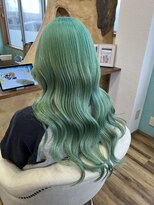 シュパーブ オリゾン(SUPERBE horizon)&nbsp;ダブルカラー/ブリーチ/グリーン