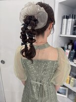 シー ヘアデザイン(see hair design)&nbsp;編みおろしアレンジ