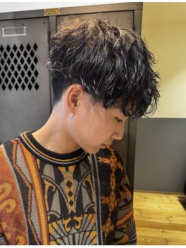 リフル 八王子(RIFULL) メンズパーマ　ツイスパ　波巻き　メンズバレイヤージュ