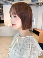 アイティー バイ アルバム 中野店(IT by ALBUM)&nbsp;ミディアムボブショート前髪カットおくれ毛_F20968