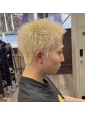 ハイトーンベリーショート