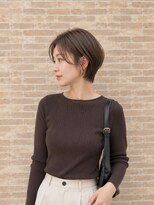 アース 都城川東店(HAIR & MAKE EARTH)&nbsp;ショートボブ × ナチュラルブラウン