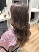 美容室 スタイルエキシティ(STYLE EKI CITY)&nbsp;ハイライト ナチュラルブラウン レイヤーカット 透明感カラー