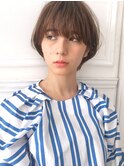 【原宿,表参道】目力アップ☆愛されマッシュショート☆ベージュ