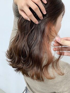 アディション 渋谷(ADITION) 【ADITION渋谷】オレンジインナーカラー