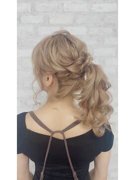 ヘアセット専門店 ナゴミ 池袋店(nagomi) ヘアセット/ヘアアレンジ/ポニーテール/カジュアル/ゆるふわ