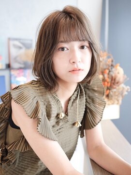 エムスラッシュ 横浜元町店(M.SLASH) ■くせ毛風/メルティカラー/ウルフボブ/こなれヘア元町17-1★