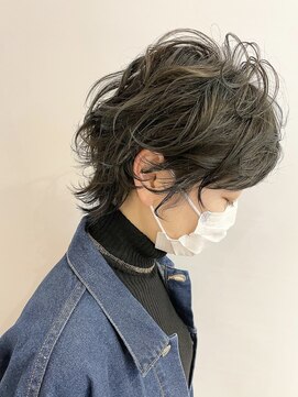 ユイット 本八幡店(Uit) ウルフショート×パーマ×ダークカラー