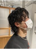 ウルフ×スパイラルパーマ