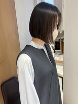 ラミエ バイ メルト 吉祥寺(lamie by melt)&nbsp;"久保田"ぷつっとミニボブブリーチなしナチュラルヘア