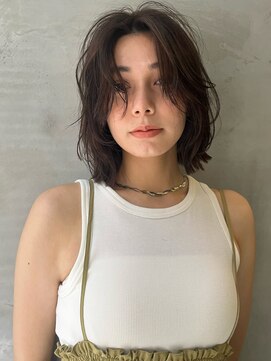 ロニカ 銀座(LOuNICA) ニュアンスパーマ/ボブパーマ/グレージュカラー