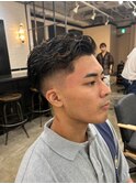 steelo 海外風パーマ×フェード