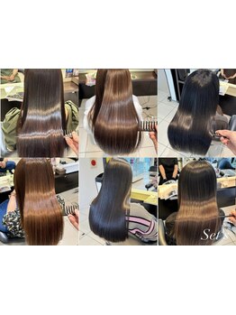 髪の構造を研究してきた経験豊富なstylistが貴方の髪の悩みを解決へと導きます☆髪質改善/縮毛矯正も人気◎