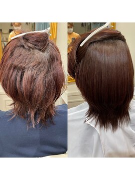 カシュカシュ(cache cache) 髪質改善　美髪ストレート　縮毛矯正