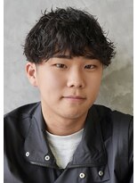 にもう&nbsp;ダークアッシュ ニュアンスパーマ 韓国マッシュ