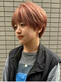 【 ショート × 春カラー × ペールオレンジ 】浅野美紀