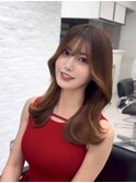 韓国ヘア/韓国スタイル/縮毛矯正/髪質改善/レイヤーカット