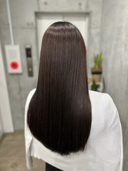 アンフィニ 延岡(Anfini)の写真/【全国で1%しか使っていないシナジーハーツ使用◎】お客様にあわせた調合で、あなただけの縮毛矯正を＊