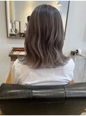 白髪ぼかしハイライト/マロンベージュ/20代30代40代