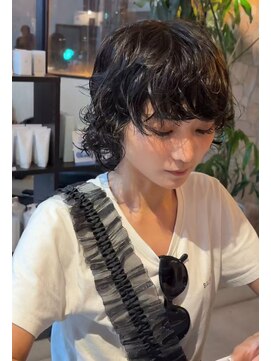 桃の木 ヘアー(桃の木 hair) パーマ×ナチュラルブラック