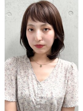 ノノリリ(NONORIRI) 内巻きワンカールミディアムレイヤー☆20代30代40代人気