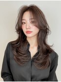 顔まわりレイヤー／韓国ヘア