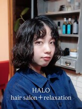 ハロ(HALO)&nbsp;ラフ可愛い”が叶う大人パーマボブ