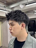 ニコ トウキョウ ロジック(nico TOKYO Logic) 刈り上げアップバングスパイキーショートパーマスパイラルパーマ