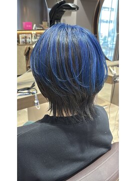 ショコララテ アンブレラカラー/ブルー/ネイビー/ハイライト/バレイヤージュ